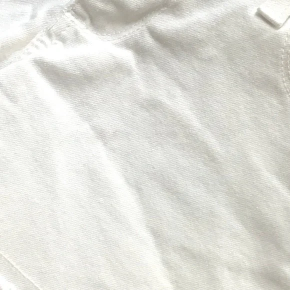 Paige White Fringed Denim Shorts - Picture 7 of 7